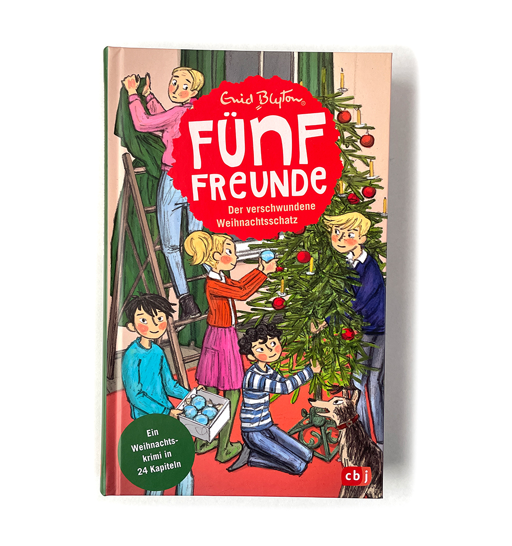 Buchcover: Die Fünf Freunde. Der verschwundene Weihnachtsschatz