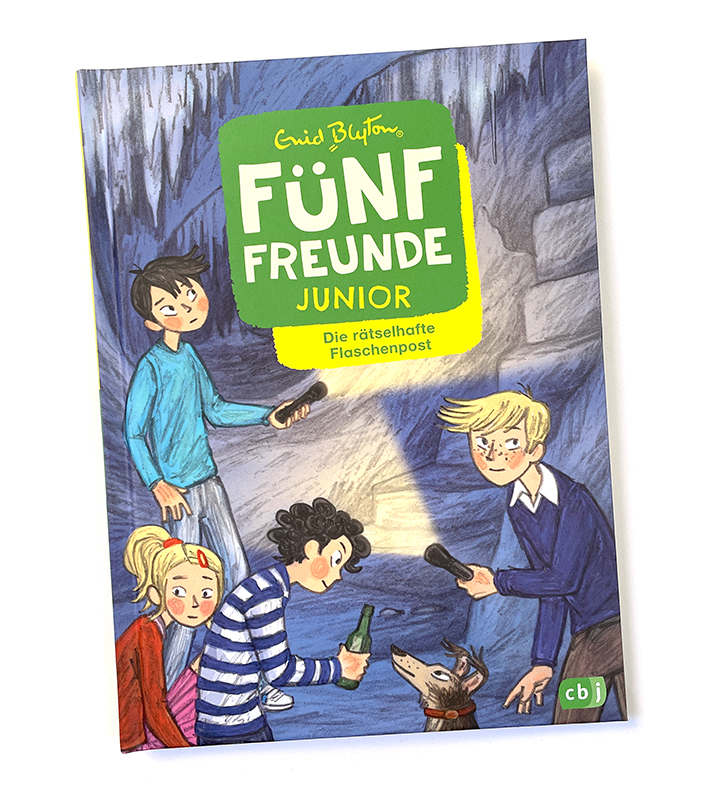 Buchcover: Die Fünf Freunde. Die rätselhafte Flaschenpost