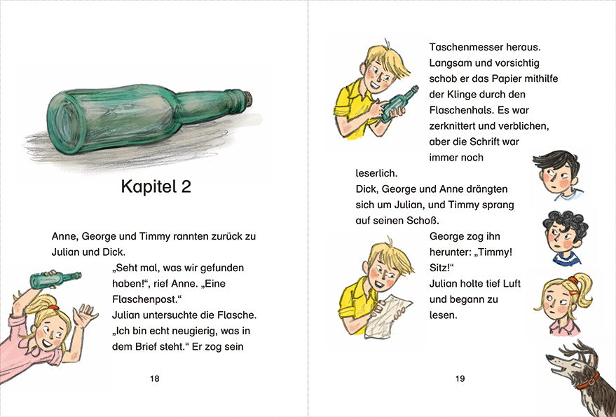 Die Fünf Freunde. Die rätselhafte Flaschenpost