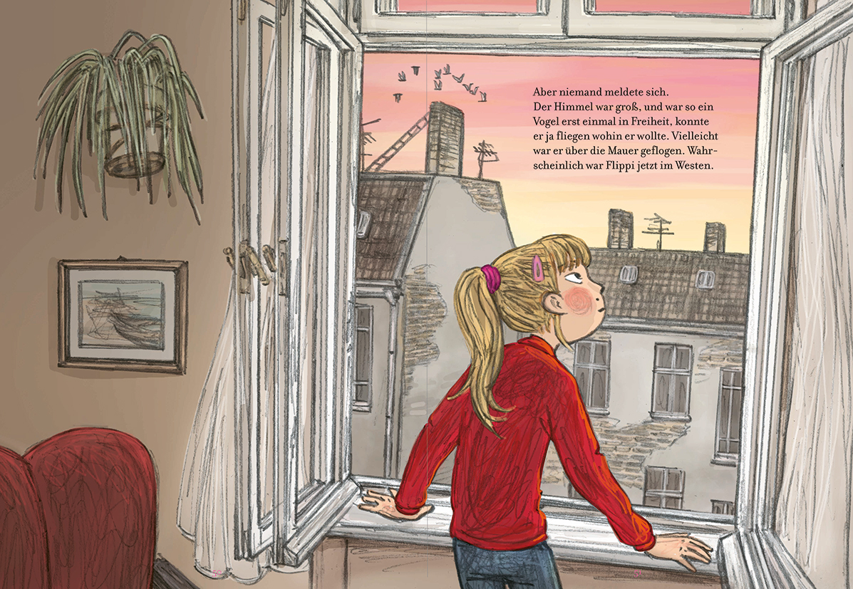 Buchseite aus dem Buch Wie ein Vogel
